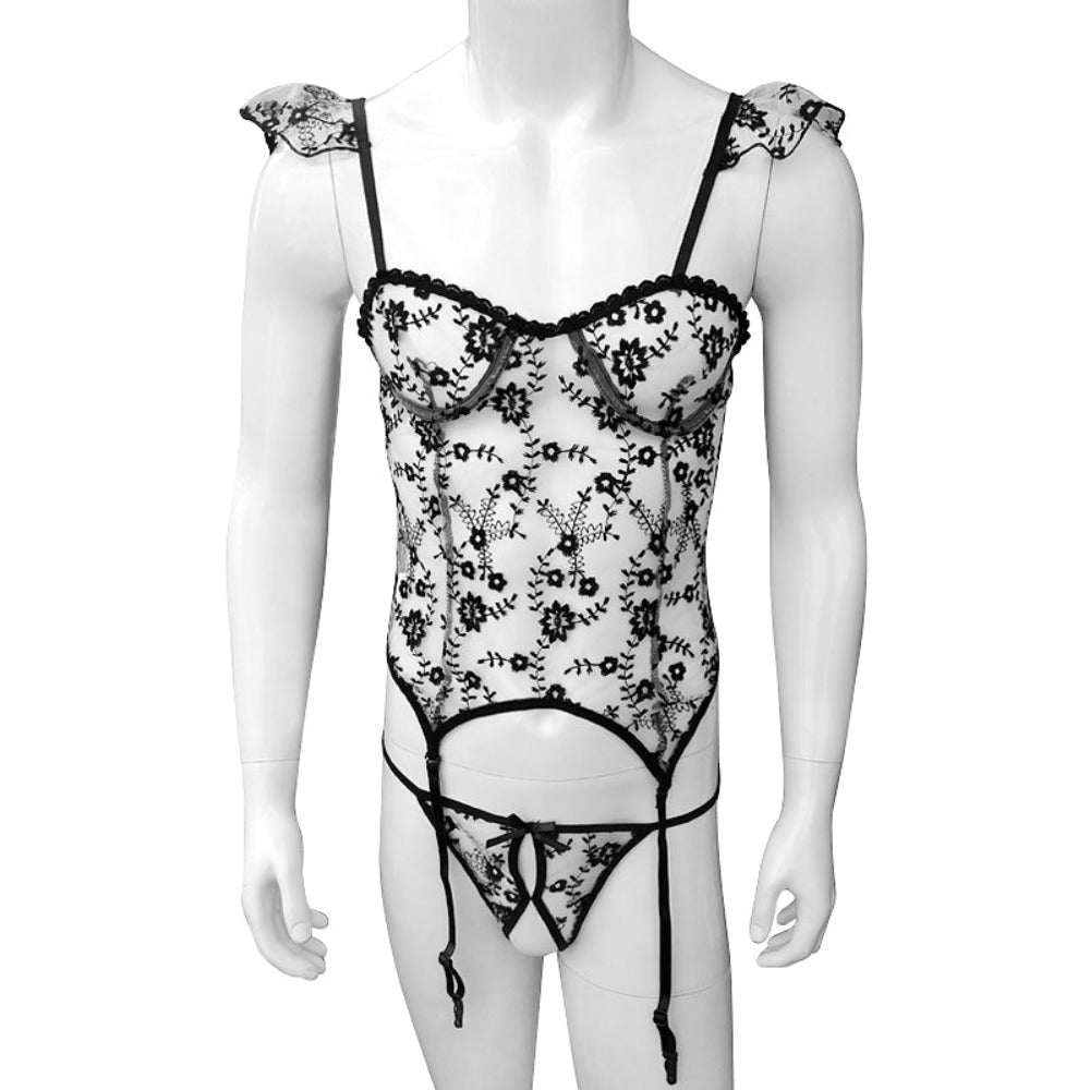 "Sissy Sierra" See-through Lingerie Set