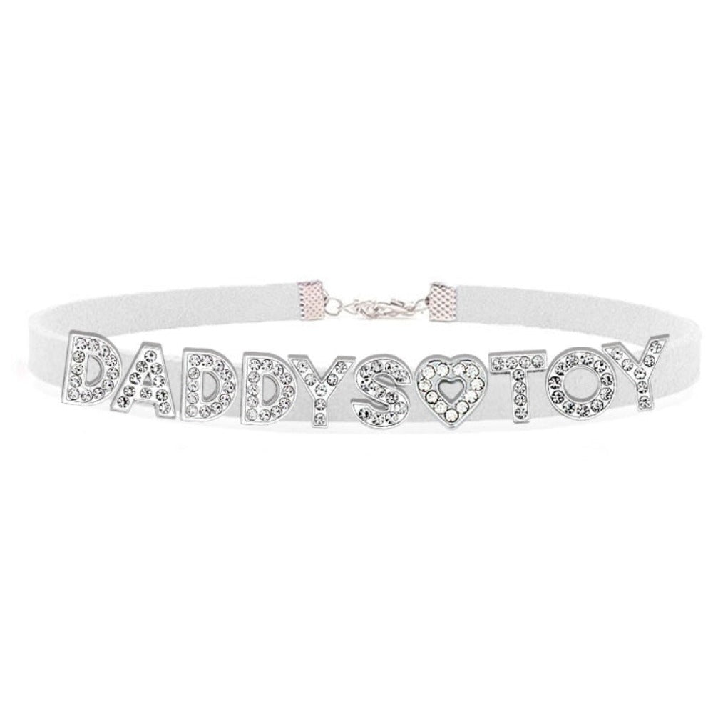 " DADDYS TOY' Rhinestone Necklace