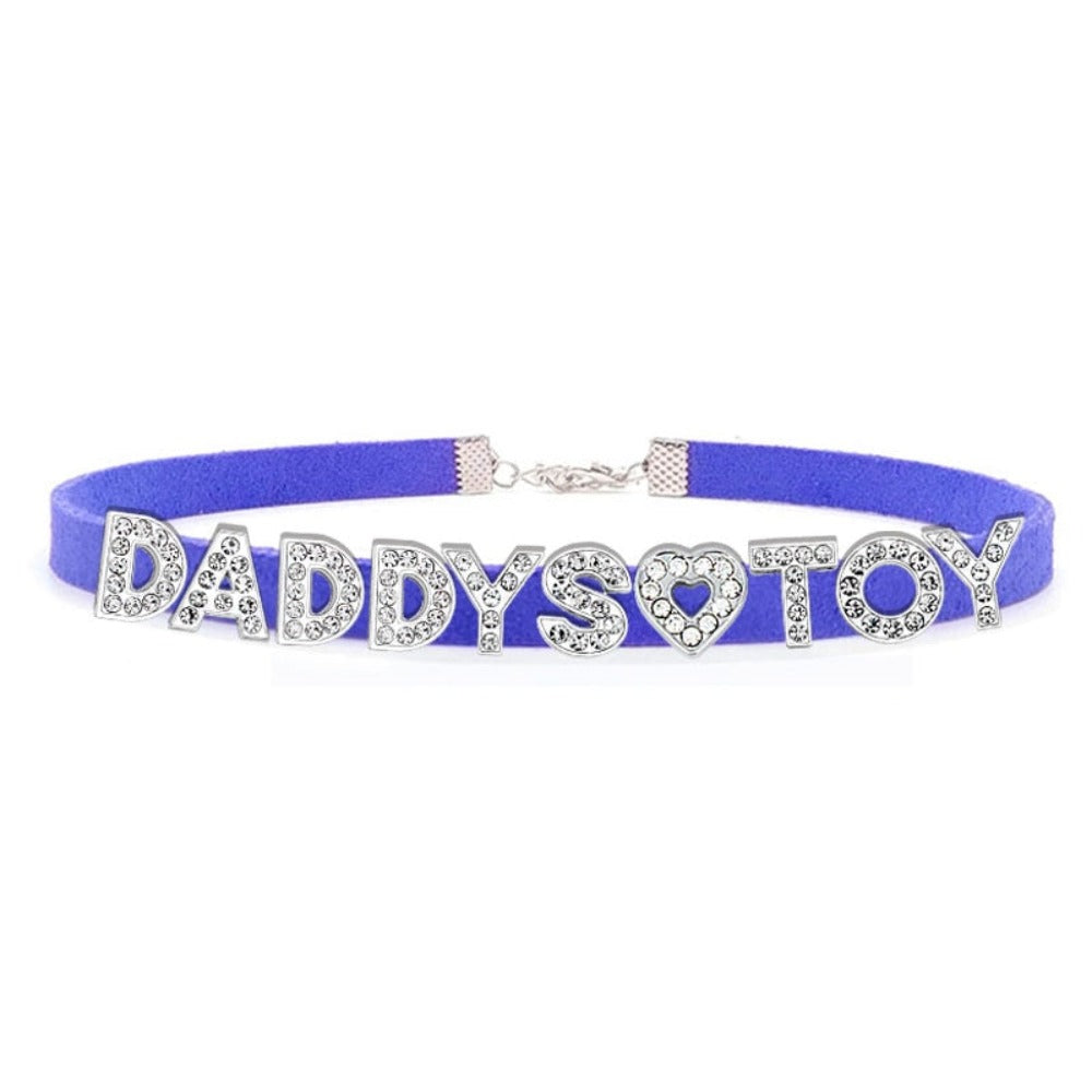 " DADDYS TOY' Rhinestone Necklace