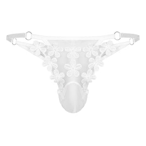 'Sissy Gabriela" Floral Embroidery Thong