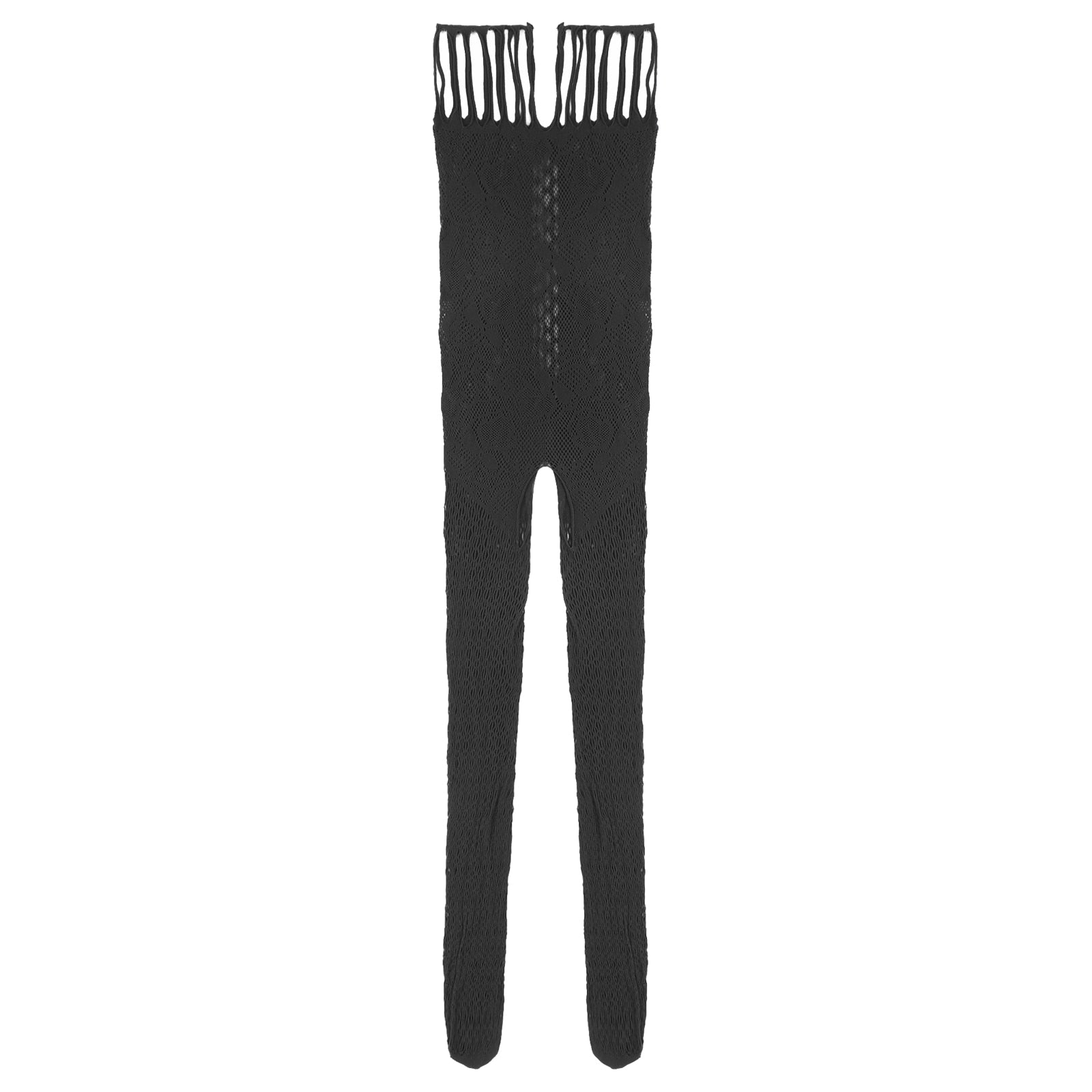 Hollow Out Fishnet Bodysuit