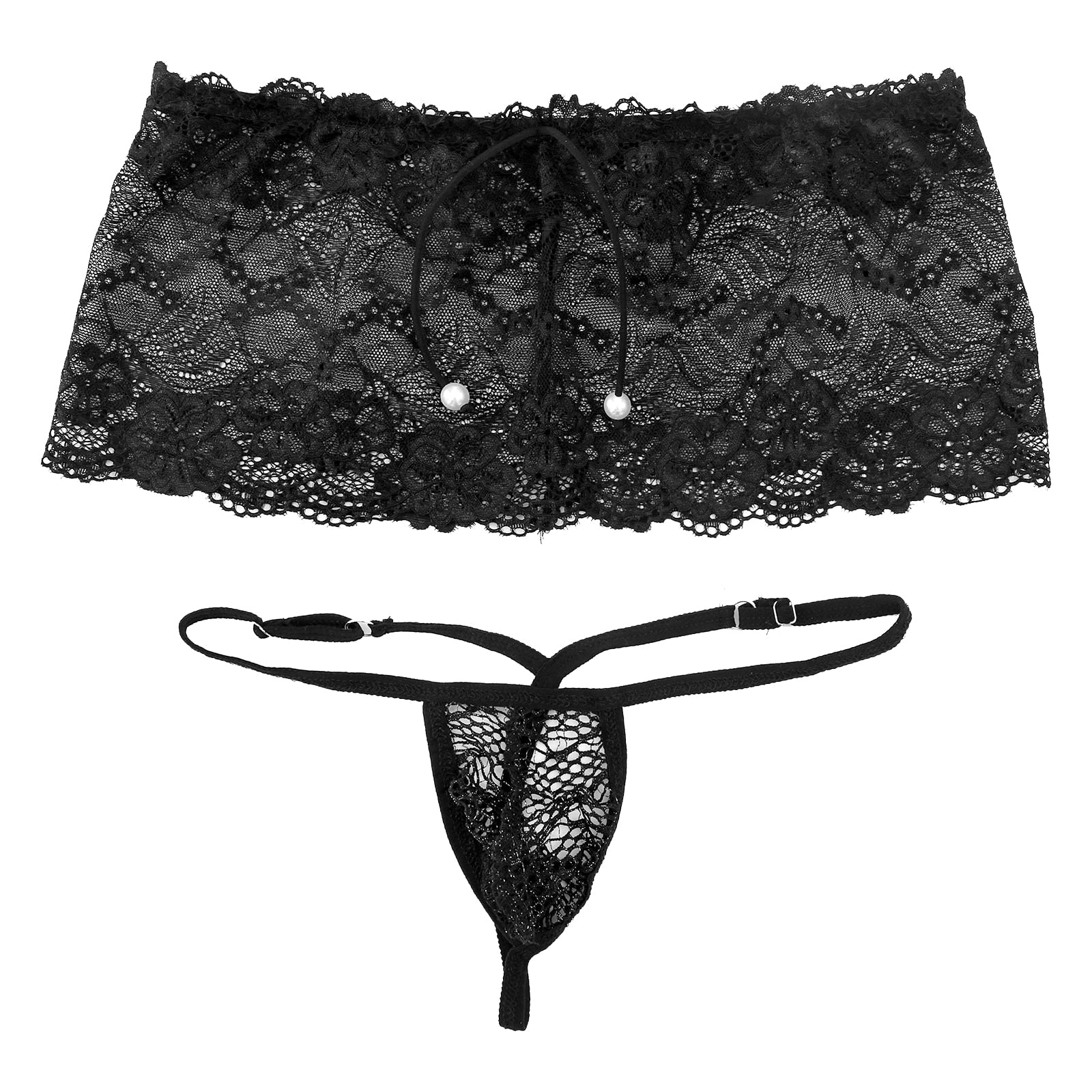 "Sissy Esther" Lace Mini Skirt