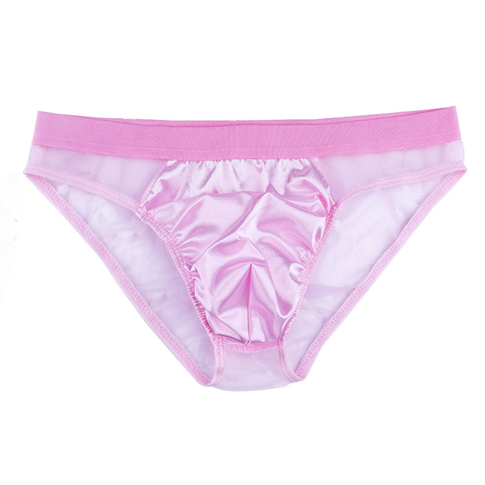 "Sissy Giselle" Mesh/Satin Briefs