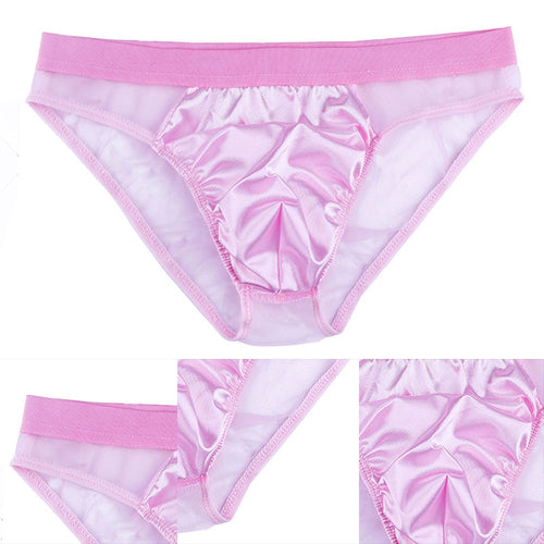 "Sissy Giselle" Mesh/Satin Briefs