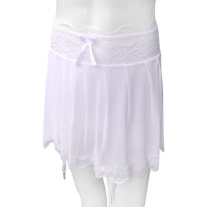 "Sissy Oaklynn" See Through Mini Skirt