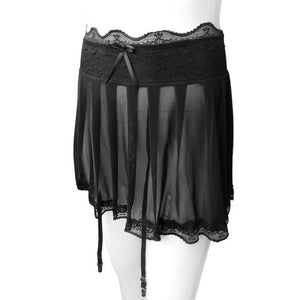 "Sissy Oaklynn" See Through Mini Skirt