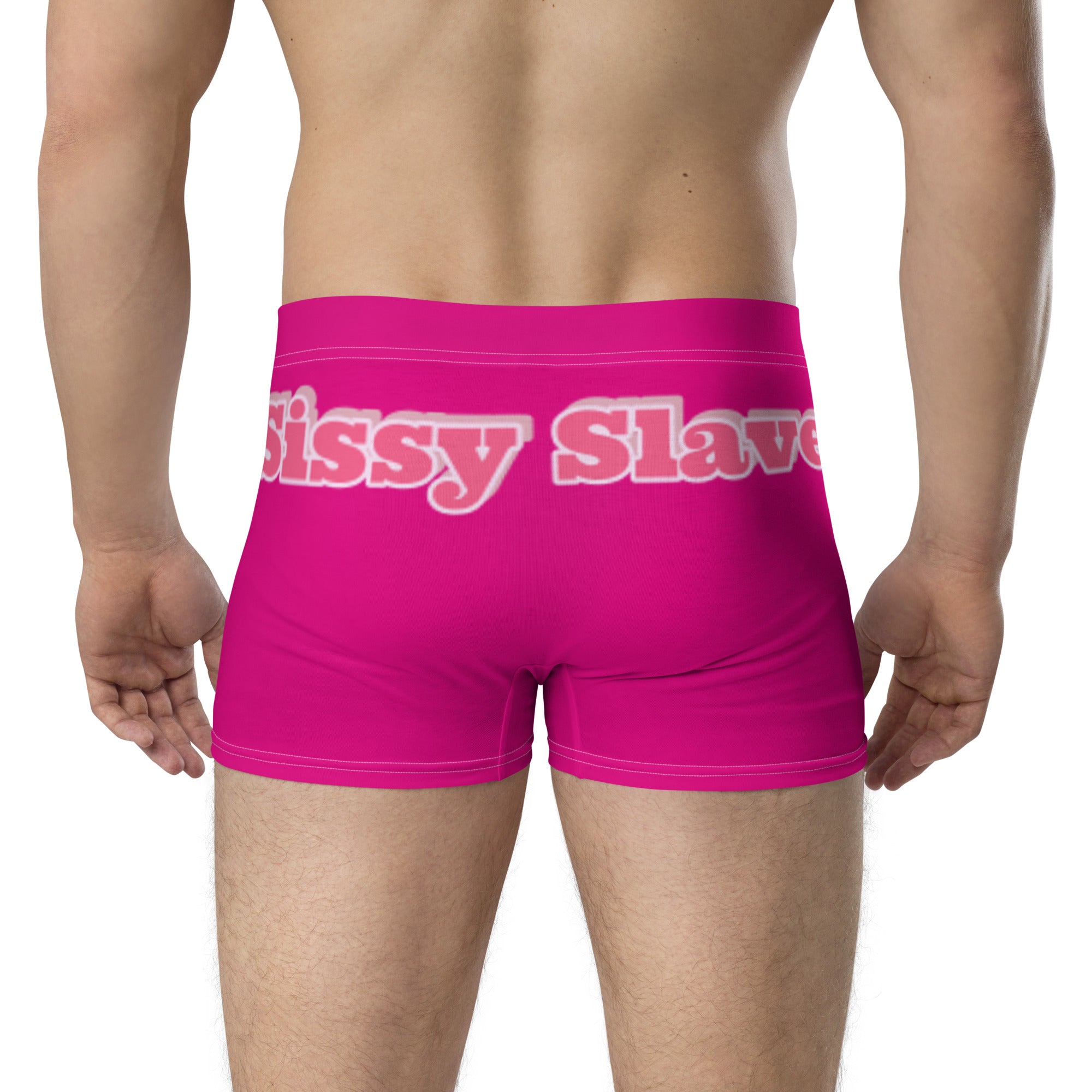 "Sissy Slave" Boxer Briefs with Bow