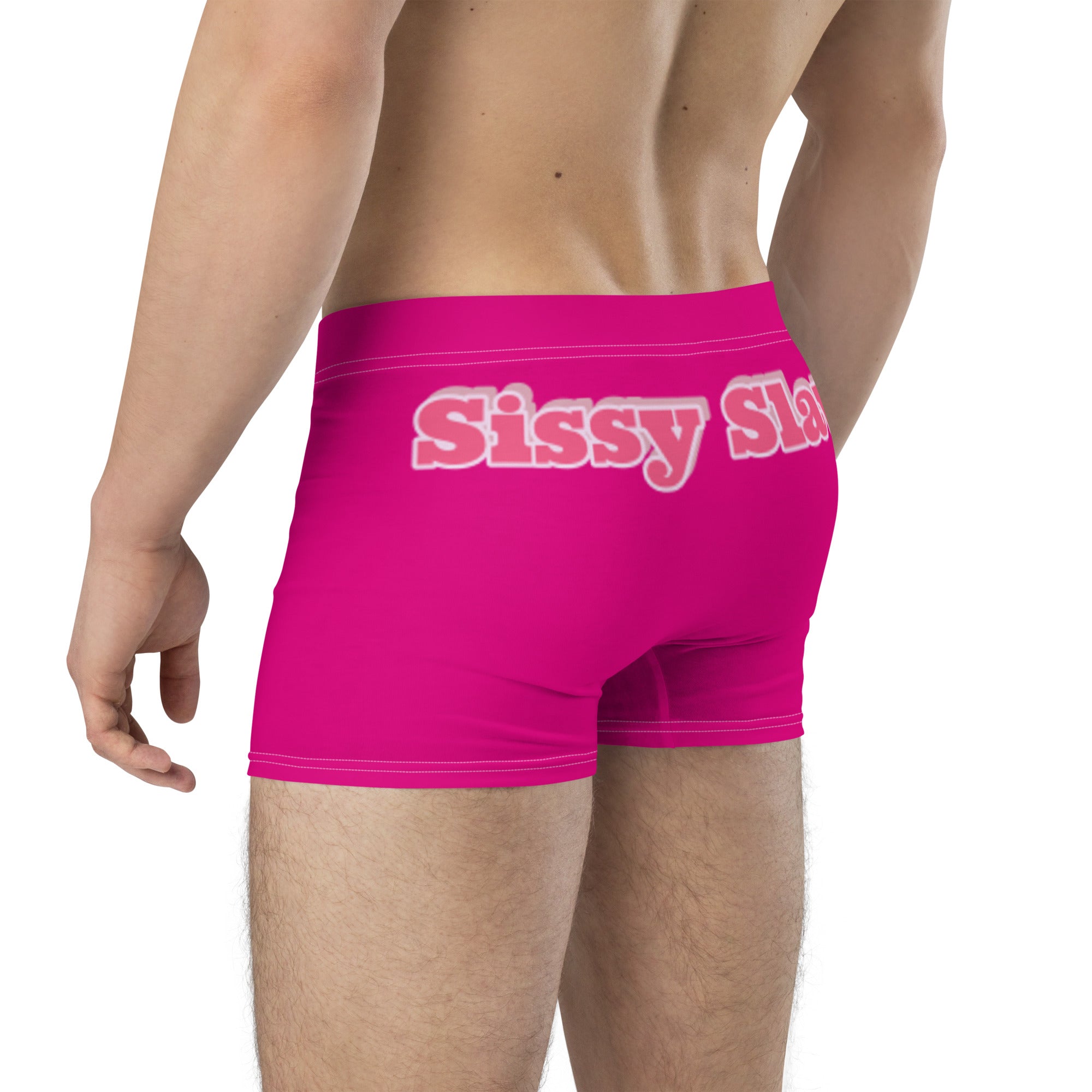 "Sissy Slave" Boxer Briefs with Bow