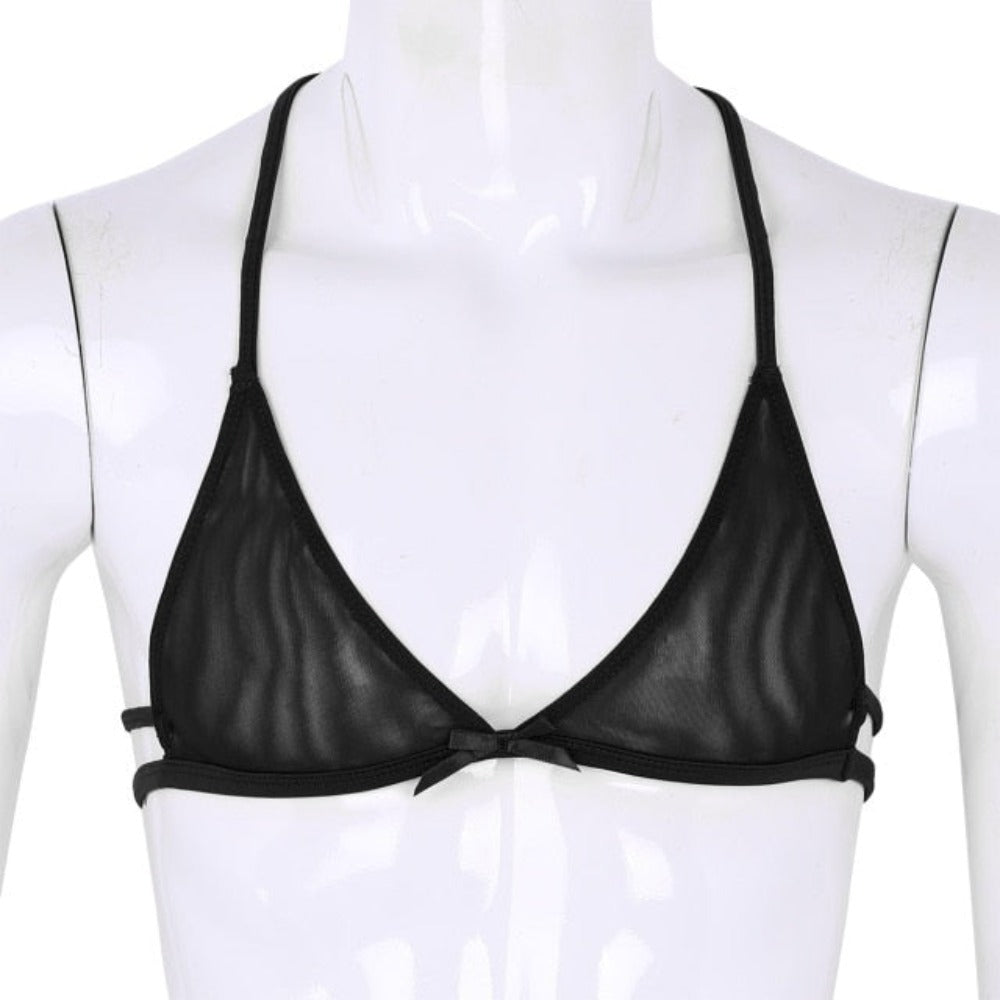 "Sissy Mamie" See Through Bra