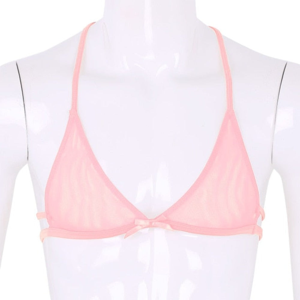"Sissy Mamie" See Through Bra