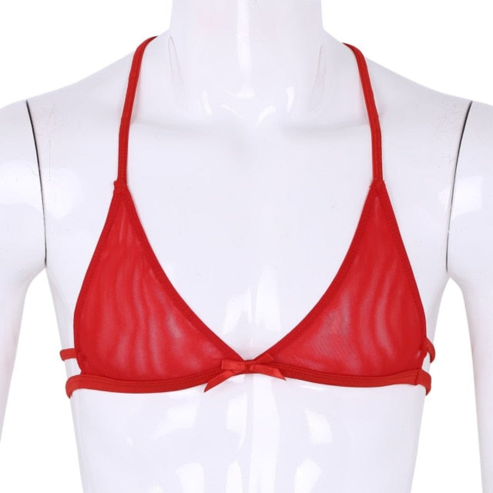 "Sissy Mamie" See Through Bra