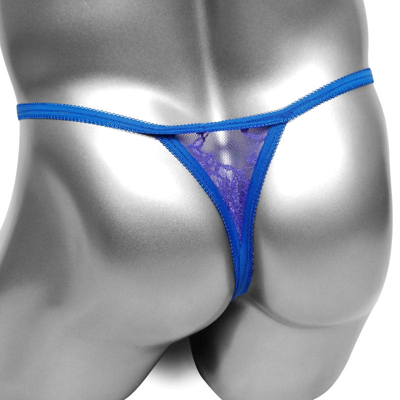 "Sissy Sydney" Floral Lace Thong Panties for Men & Crossdressers