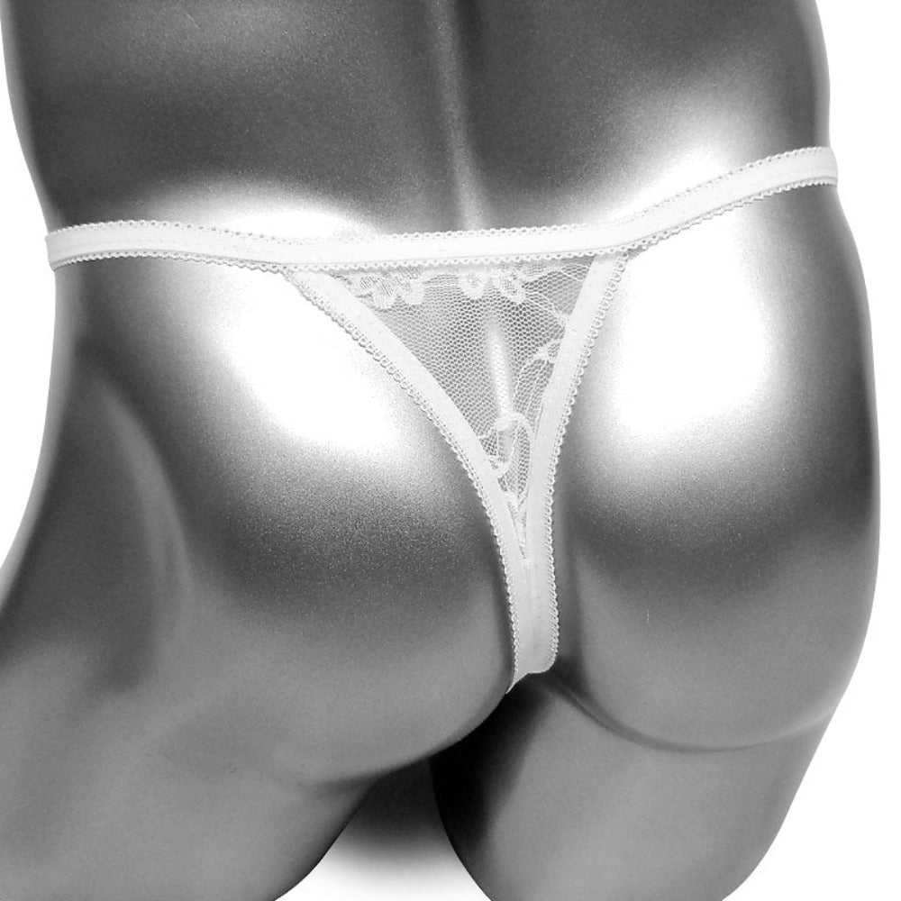 "Sissy Sydney" Floral Lace Thong Panties for Men & Crossdressers