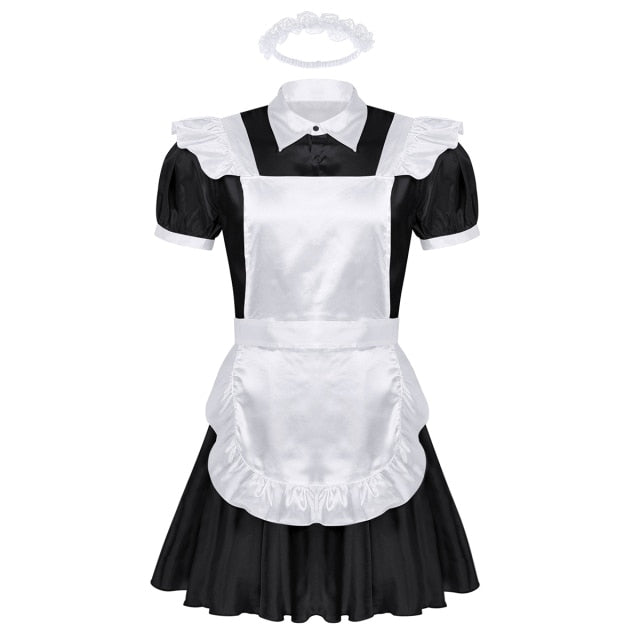 "Sissy Aubree" Maid Dress Male Crossdressing