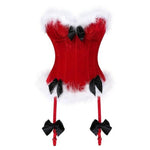 Load image into Gallery viewer, &quot;Sissy Selena&quot;Christmas Corset Feminine Outfit for Men
