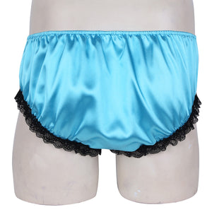 "Sissy Shelby" Shiny Panties Feminine Male Lingerie