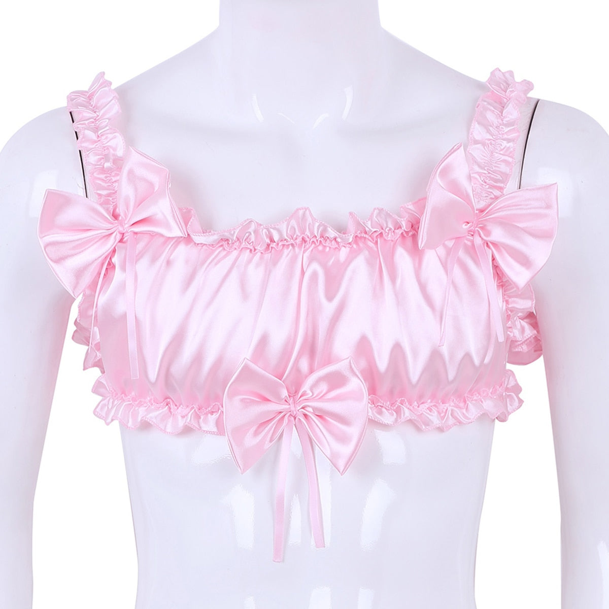 "Sissy Emerson" Ruffled Bra for Men