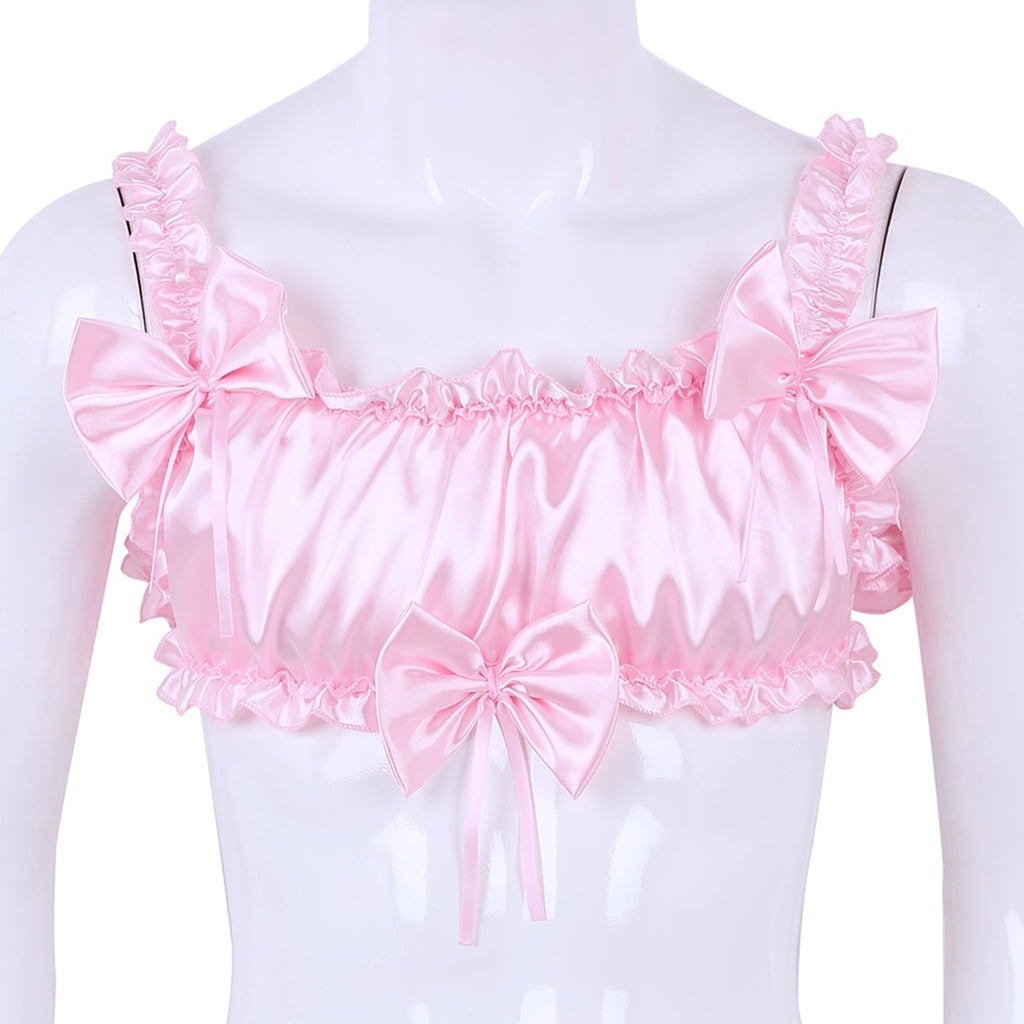 "Sissy Emerson" Ruffled Bra for Men