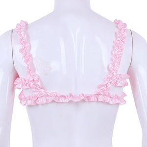 "Sissy Emerson" Ruffled Bra for Men