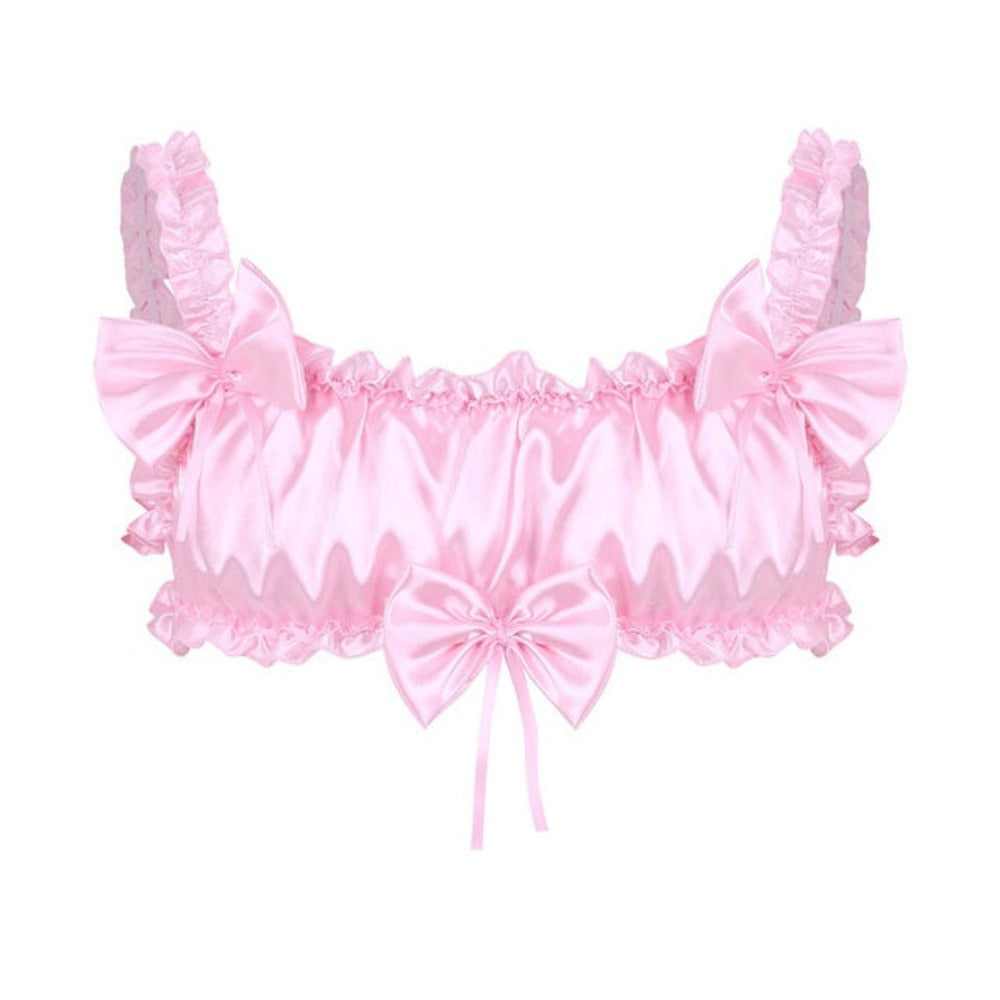 "Sissy Emerson" Ruffled Bra for Men