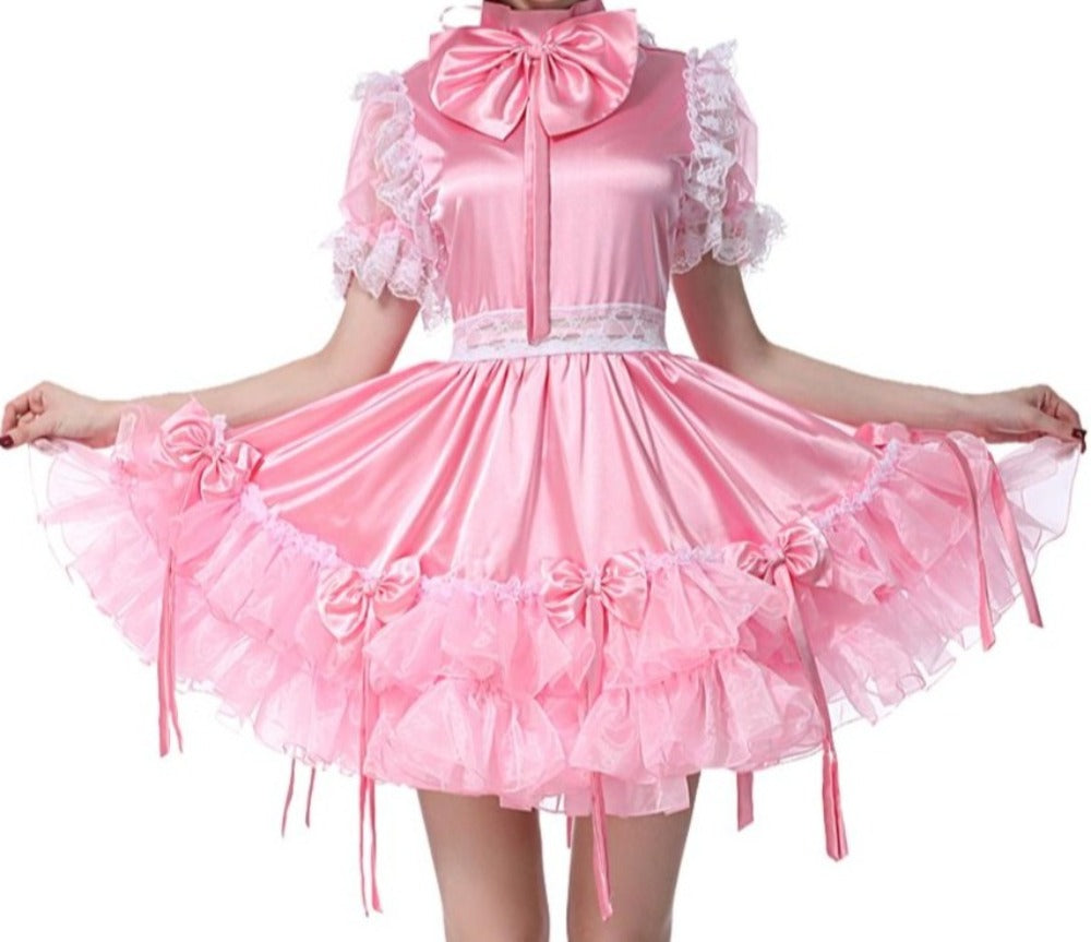 "Sissy Alaia" Satin Dress