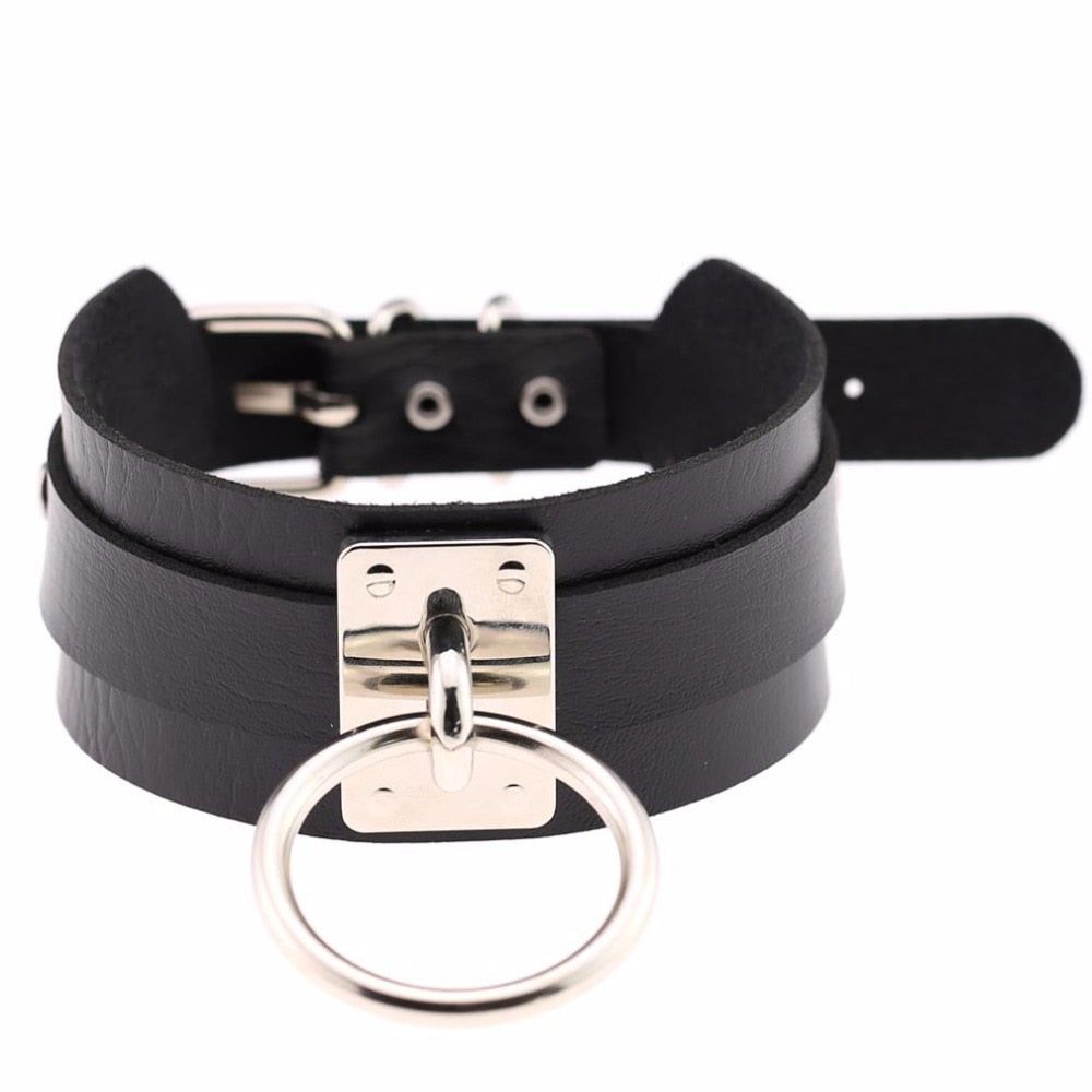 "Sissy Cicely" Leather Choker