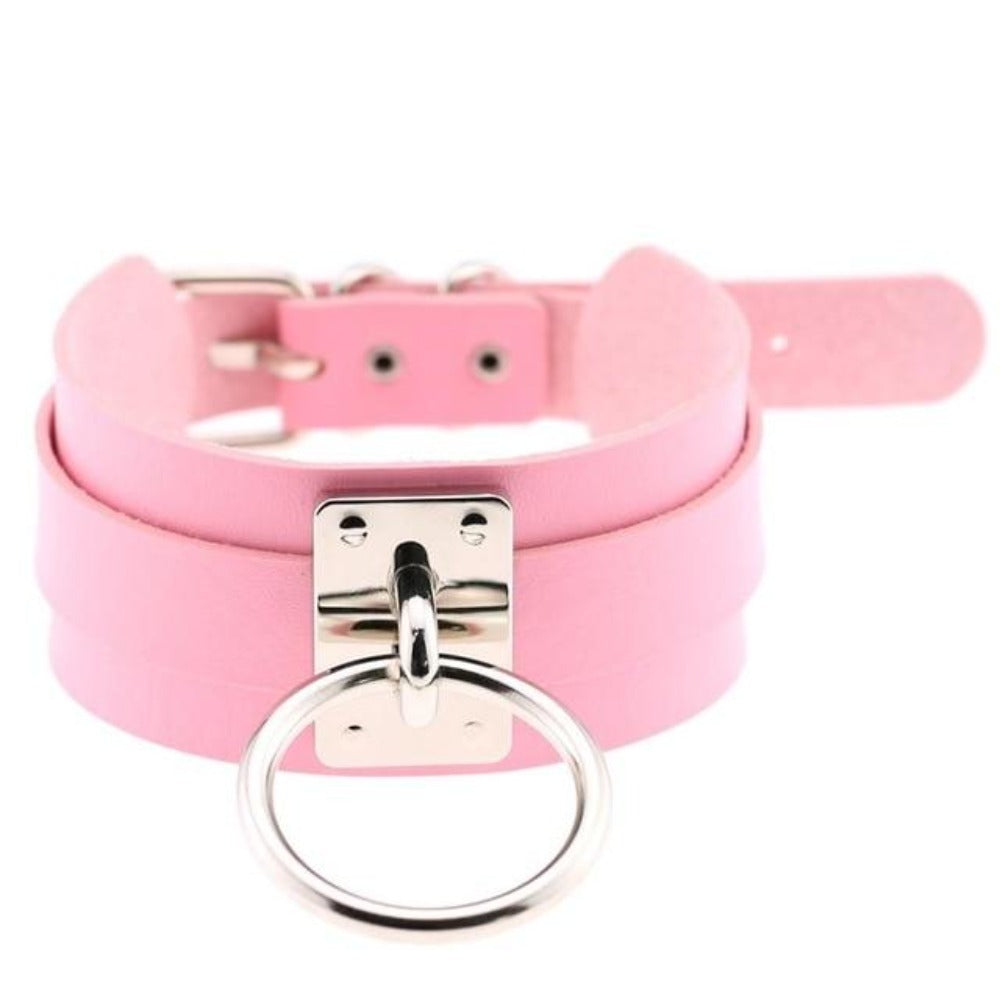 "Sissy Cicely" Leather Choker