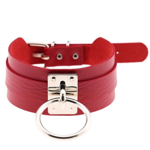 "Sissy Cicely" Leather Choker