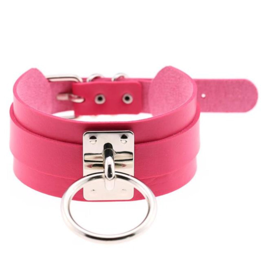 "Sissy Cicely" Leather Choker