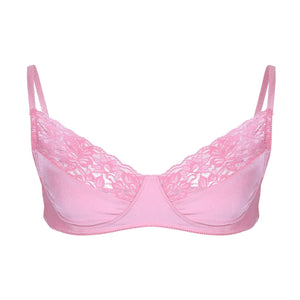 "Sissy Calista" Fabric & Lace Bra