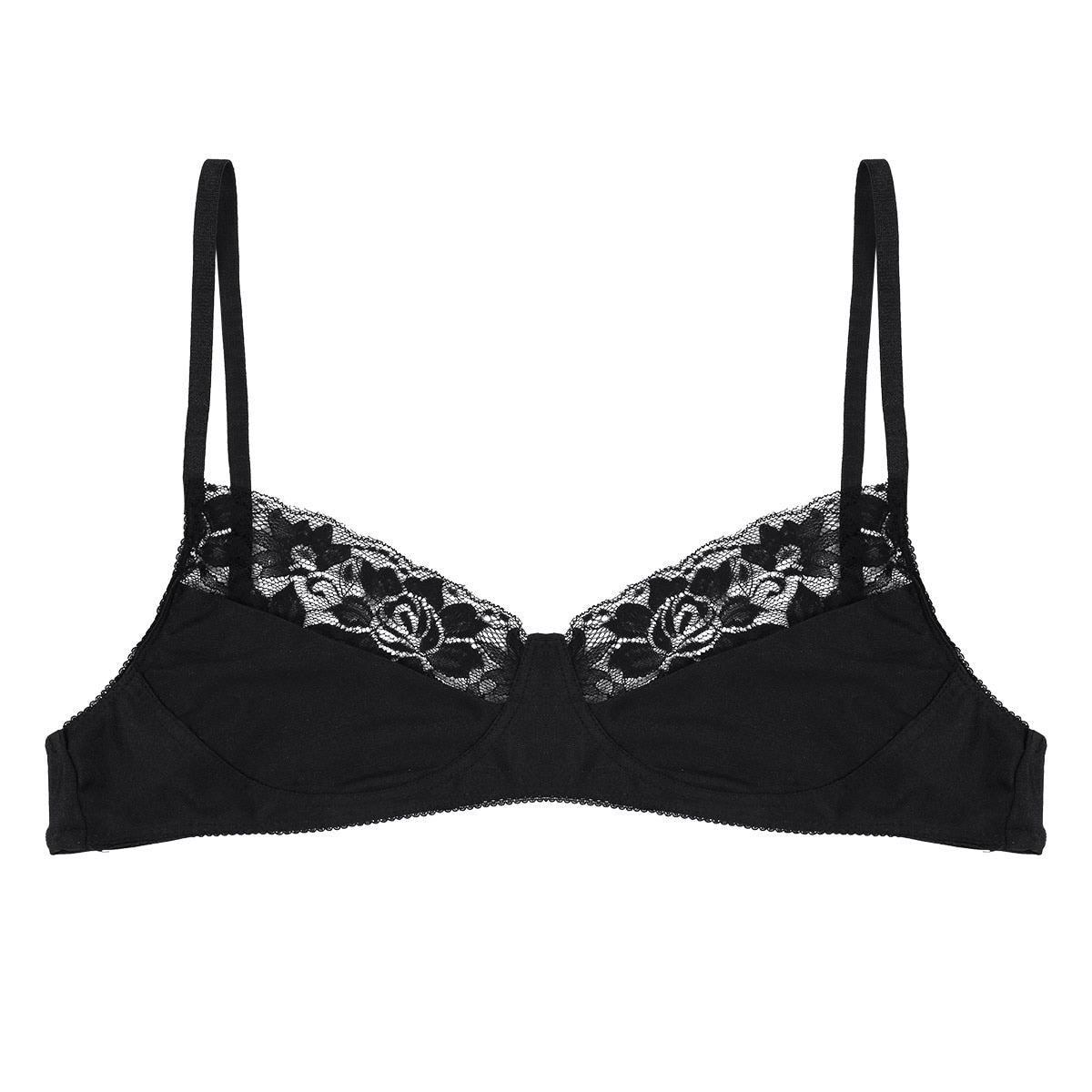 "Sissy Calista" Fabric & Lace Bra