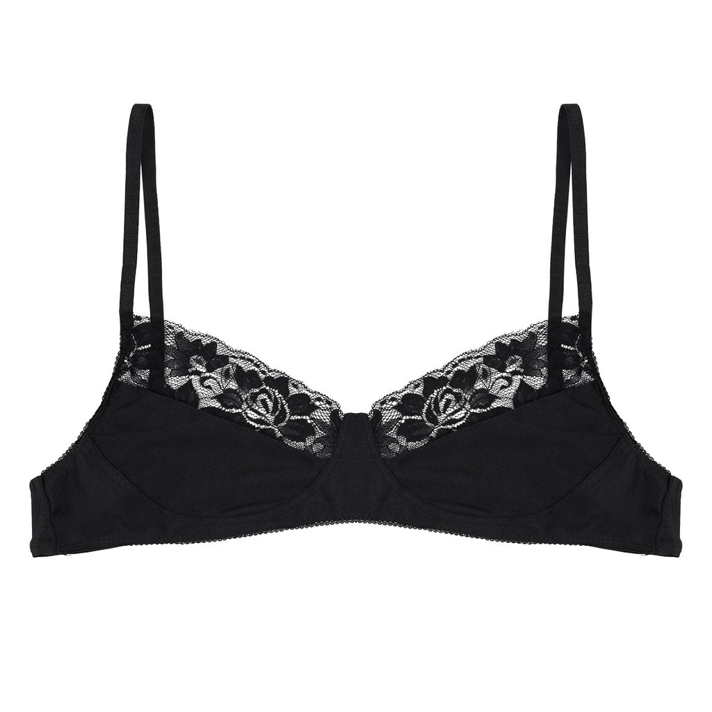 "Sissy Calista" Fabric & Lace Bra