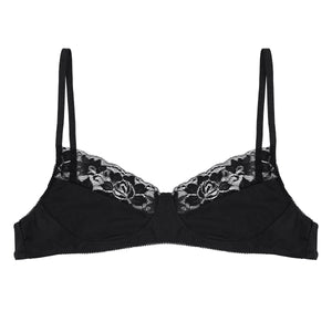 "Sissy Calista" Fabric & Lace Bra