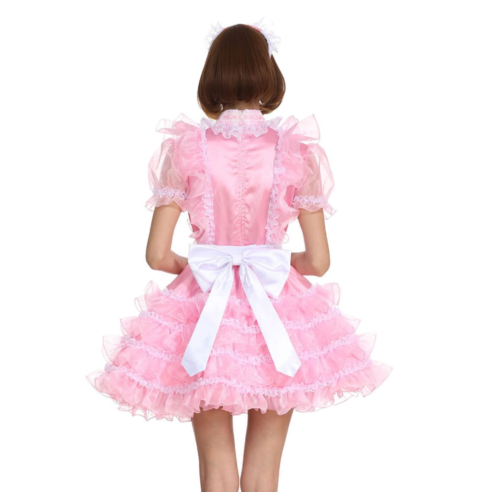 'Sissy Lou" Frilly Maid  Dress