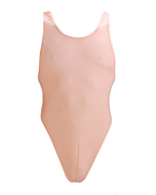 "Sissy Noelle" High-Cut Thong Bodysuit for Men & Crossdressers