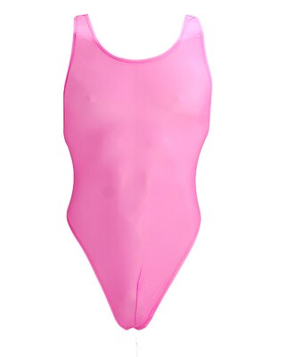 "Sissy Noelle" High-Cut Thong Bodysuit for Men & Crossdressers