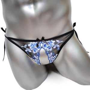 "Sissy Alani' See through Embroidery Panties