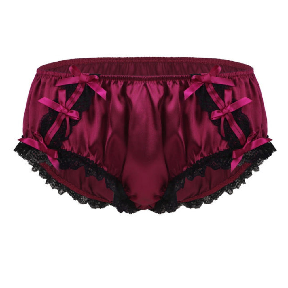 "Sissy Shelby" Shiny Panties Feminine Male Lingerie