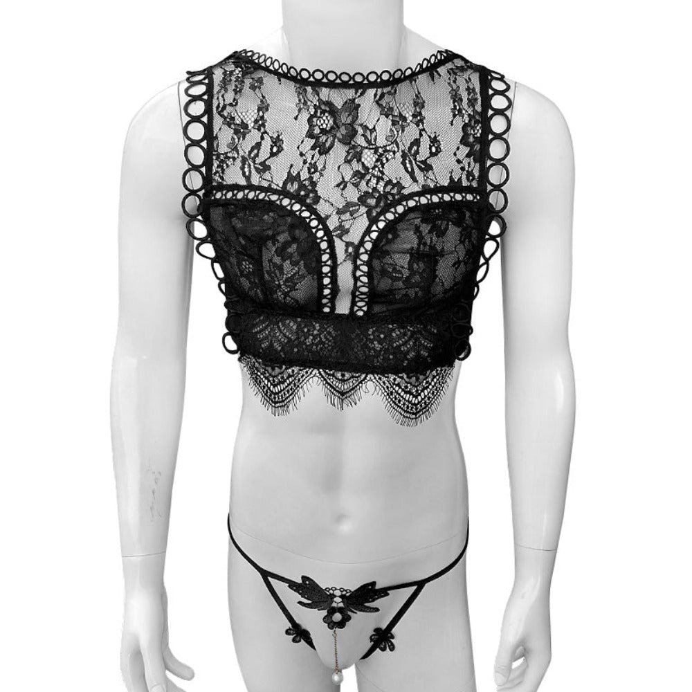 "Sissy Norah" See Through Lingerie Set.