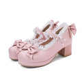 "Sissy Audrianna" Ruffles Shoes Butterfly Bows