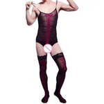 Load image into Gallery viewer, &quot;Sissy Ana&quot; Cross Line Bodysuit
