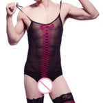 Load image into Gallery viewer, &quot;Sissy Ana&quot; Cross Line Bodysuit
