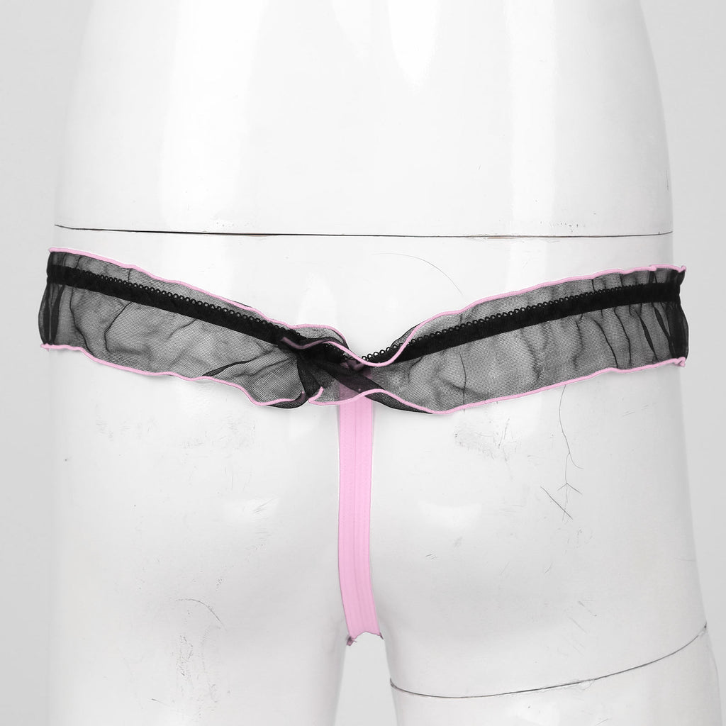 "Sissy Rowan" Crotchless Thongs