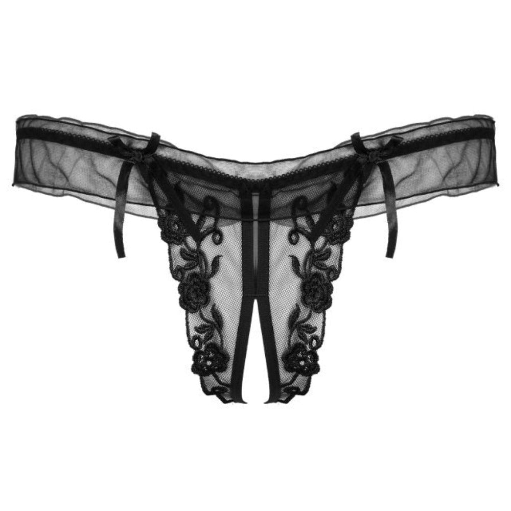 "Sissy Rowan" Crotchless Thongs
