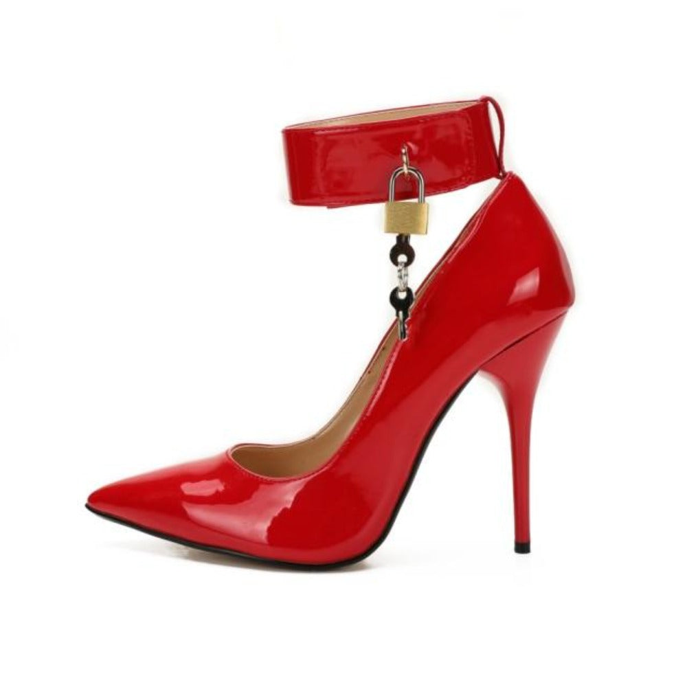 "Sissy Myla" Padlock Heels