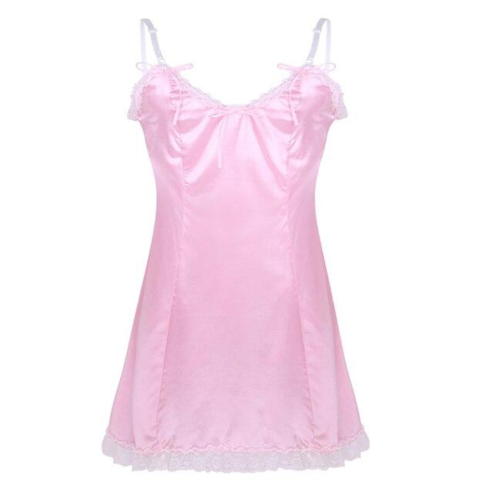 "Sissy Jessamyn" Satin Sleep Dress