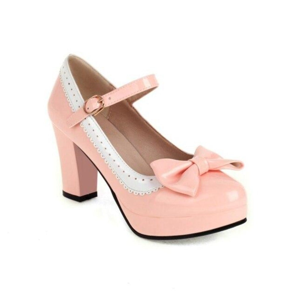 "Sissy Lillia" Bowtie Pumps