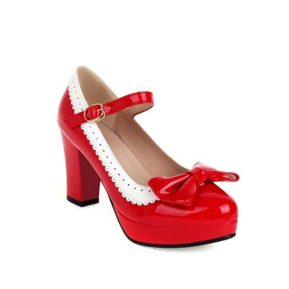 "Sissy Lillia" Bowtie Pumps