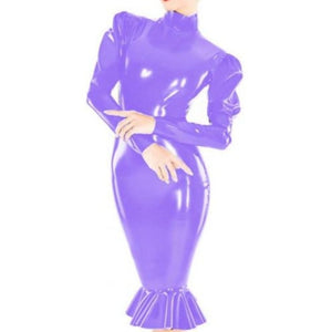 "Sissy Cori" Wet Look Dress