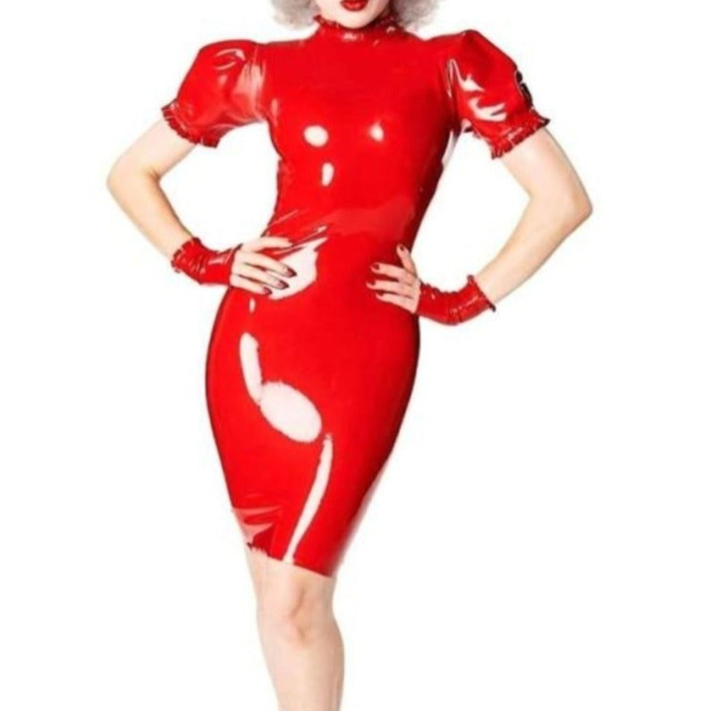 "Sissy Pixie"  Wet Look Dress